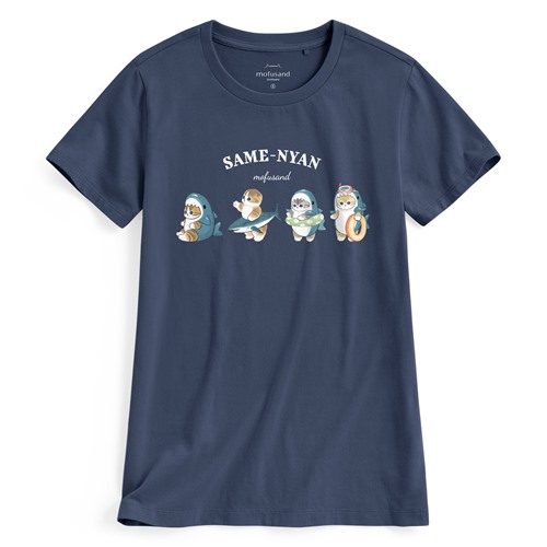 貓福珊迪印花T恤-01-女