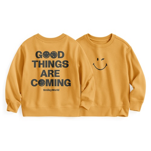 SmileyWorld®毛圈印花圓領衫-03-童