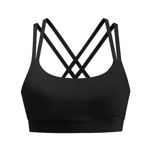 運動中度支撐交叉細肩帶Bra背心-女