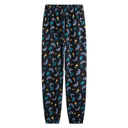 迪士尼系列竹節棉束口褲-女