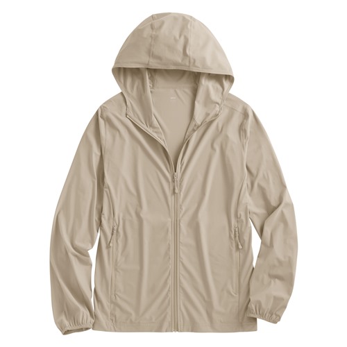 涼感抗UV連帽外套-男