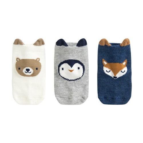 動物造型短襪(3入)-Baby
