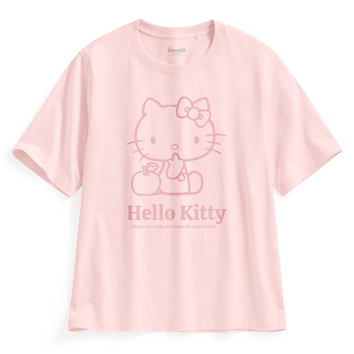 三麗鷗寬版印花T恤-08-女