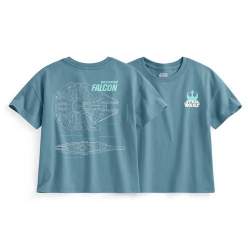 STAR WARS系列寬版印花T恤-08-童