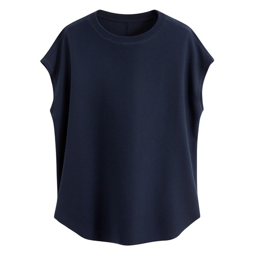 華夫格寬鬆連袖上衣-女