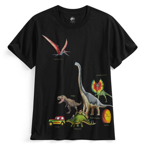 Jurassic World印花T恤-03-男