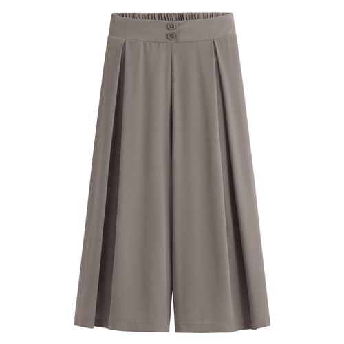 雪紡八分寬褲-女