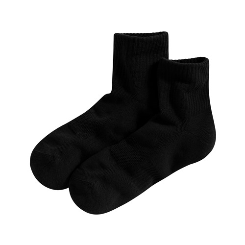 毛圈中筒襪-男
