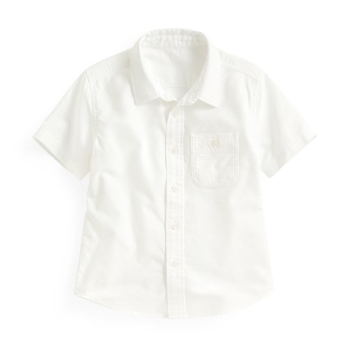 牛津短袖襯衫-童