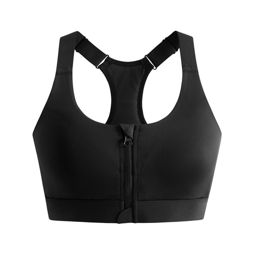 輕度支撐前開式拉鍊Bra背心-女