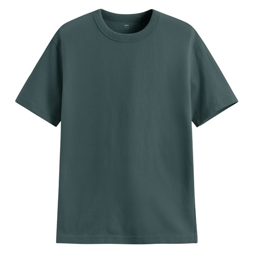 粗紡圓領T恤-男