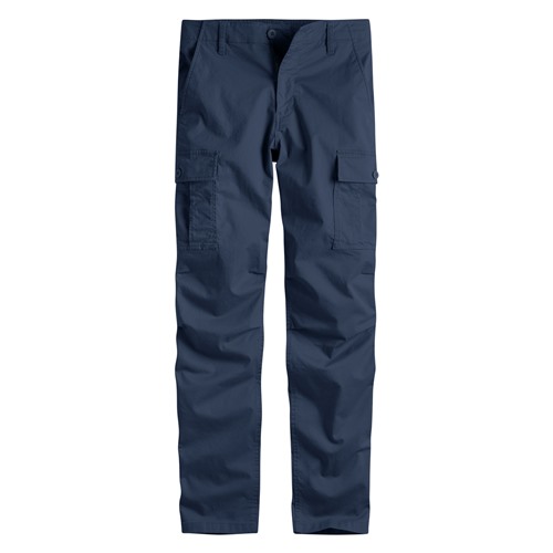 輕型棉質直筒工裝長褲-男