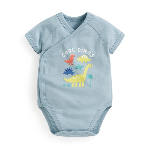 純棉羅紋恐龍印花包臀衣-Baby