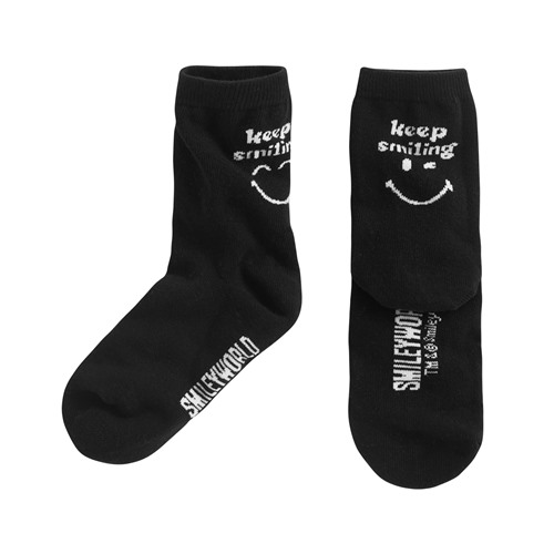 SmileyWorld®文字中筒襪-童