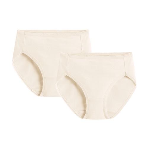 棉質中腰內褲(2入)-女