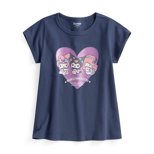 三麗鷗長版印花T恤-14-童