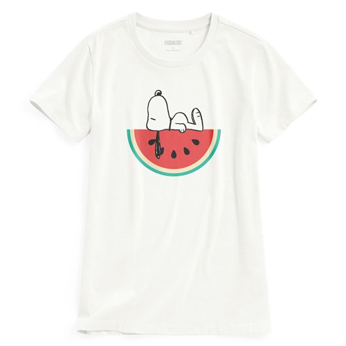 史努比系列印花T恤-03-女