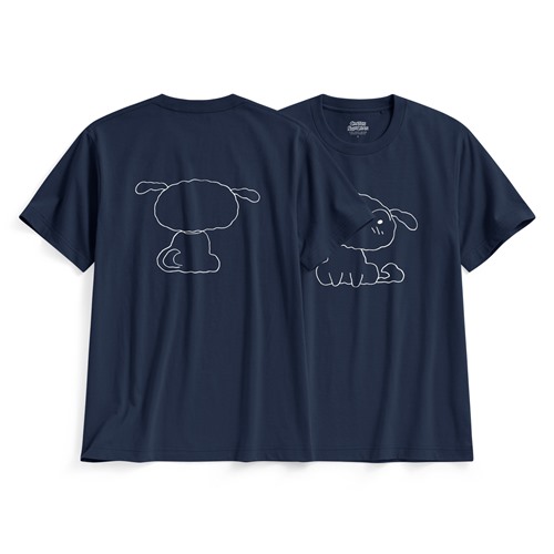 蠟筆小新印花T恤-01-男