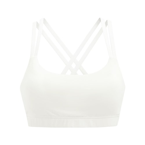 運動中度支撐交叉細肩帶Bra背心-女