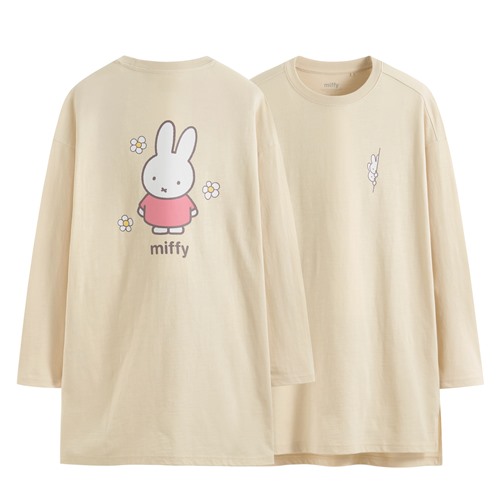 Miffy竹節棉長版上衣-女