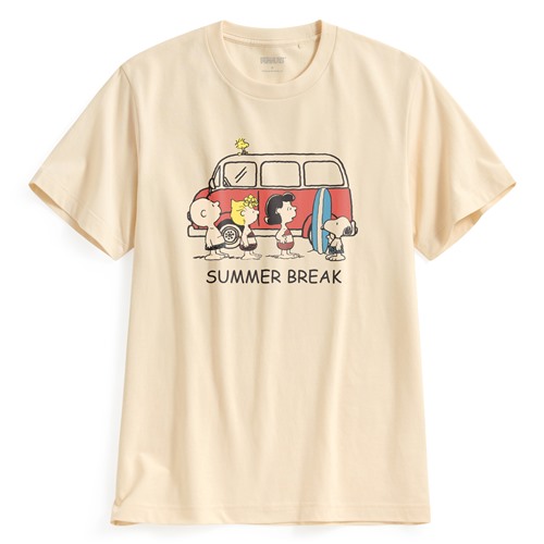 史努比系列印花T恤-01-男