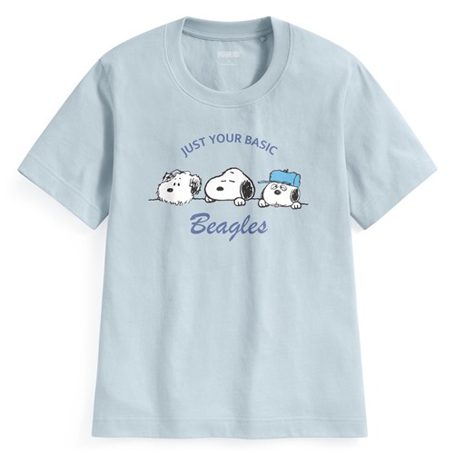 史努比系列厚版印花T恤-10-女