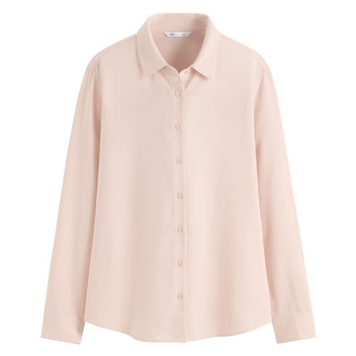 嫘縈長袖襯衫-女