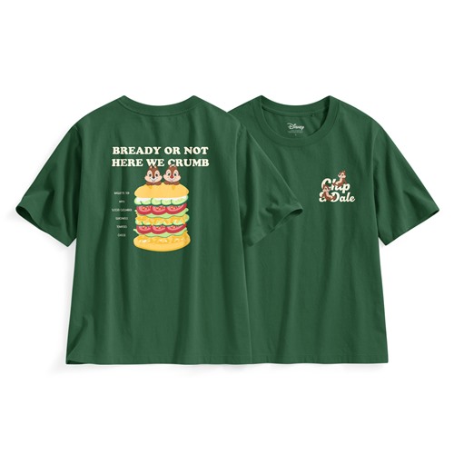 迪士尼系列寬版印花T恤-07-女