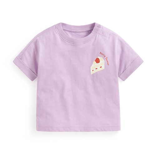 竹節棉美食印花T恤-Baby