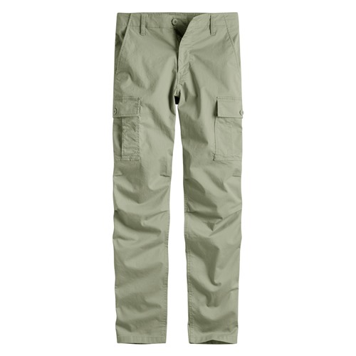 輕型棉質直筒工裝長褲-男