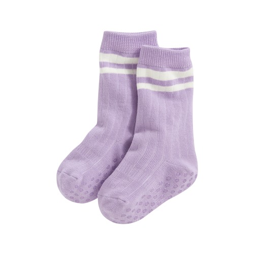 羅紋配條中筒襪-Baby