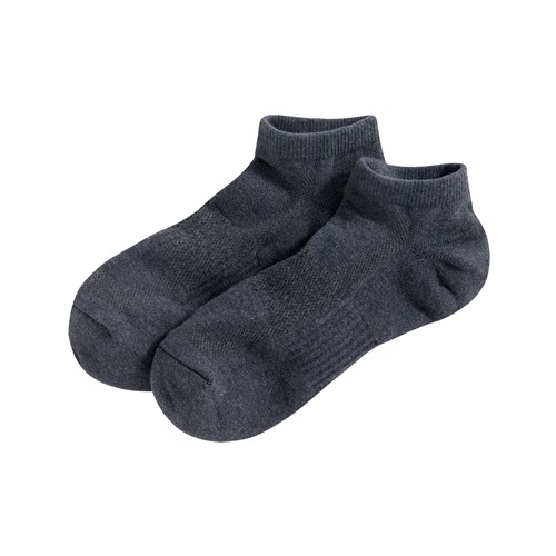 毛圈網眼踝襪-男