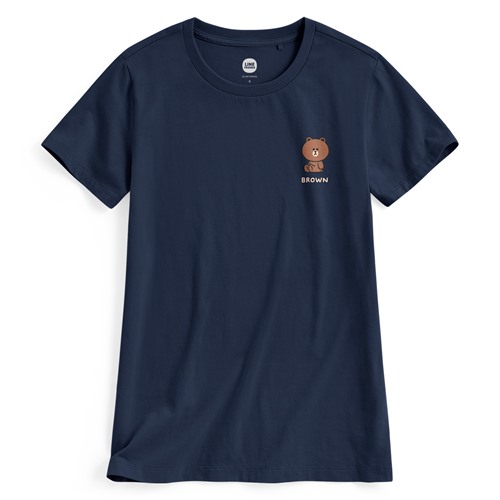 LINE FRIENDS印花T恤-07-女