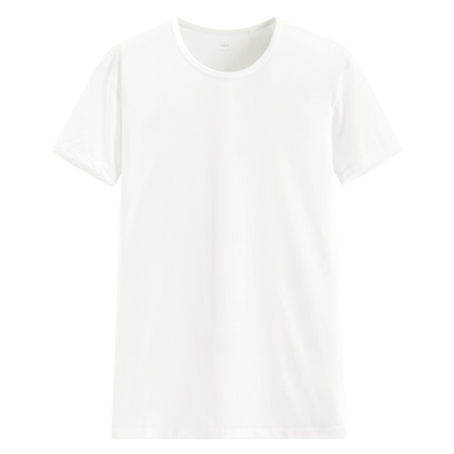 輕涼網眼圓領短袖T恤-男