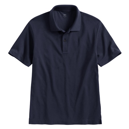 涼感網眼polo衫-男