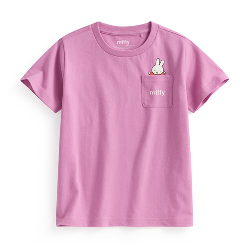 Miffy and Friends口袋印花T恤-06-童