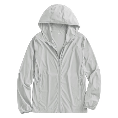 涼感抗UV連帽外套-男