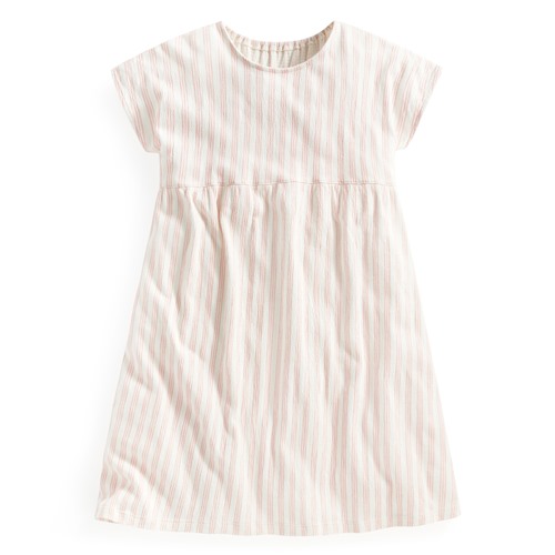 條紋印花連袖洋裝-童