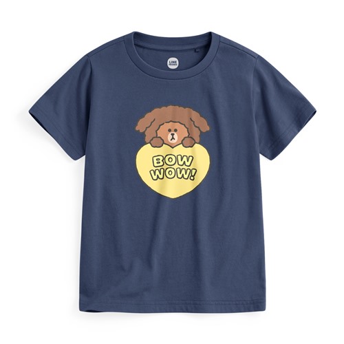 LINE FRIENDS印花T恤-04-童