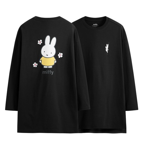 Miffy竹節棉長版上衣-女