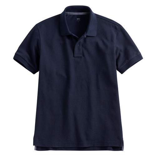 純棉網眼polo衫-男