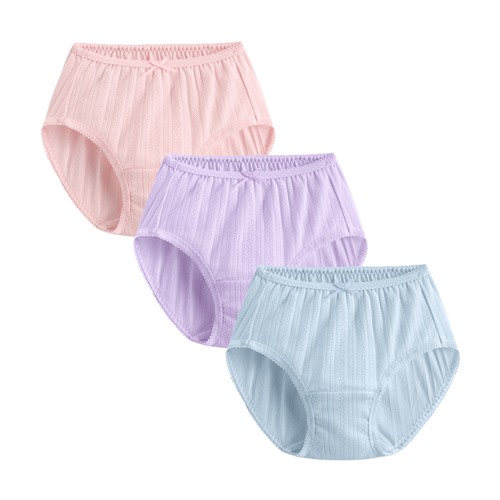 羅紋三角內褲(3入)-童