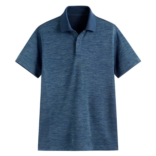 吸排無側縫網眼polo衫-男