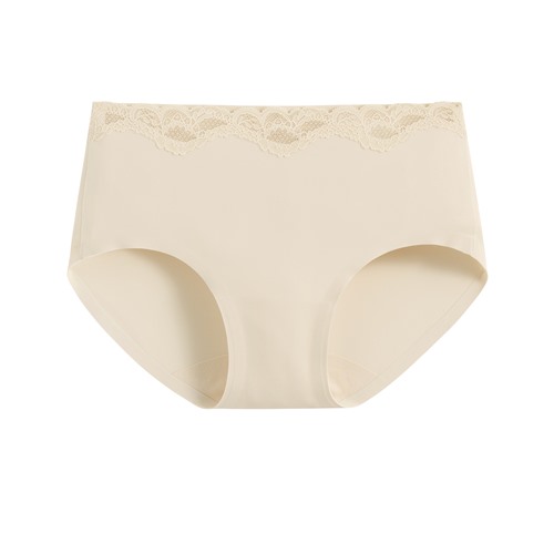 無痕蕾絲低腰內褲-女