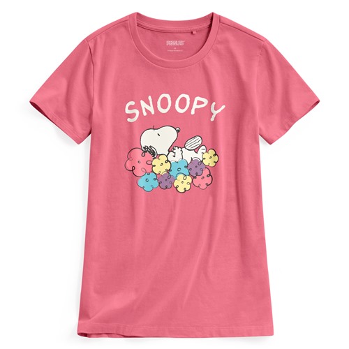 史努比系列印花T恤-13-女