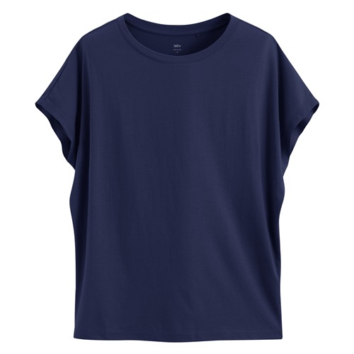 莫代爾寬鬆連袖上衣-女