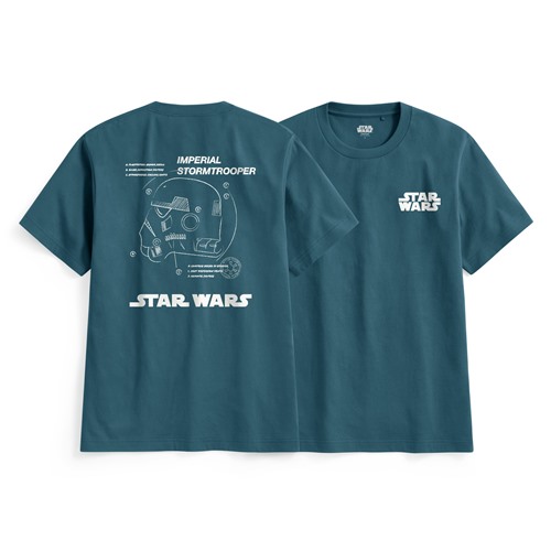 STAR WARS系列厚版印花T恤-04-男