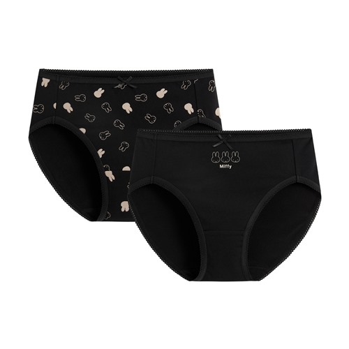 Miffy棉質中腰內褲(2入)-女