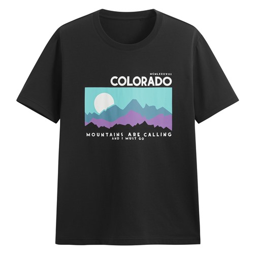 運動涼感印花圓領T恤-01-男