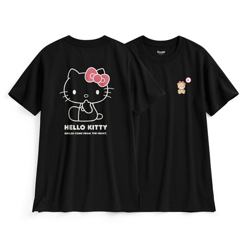 三麗鷗寬長版印花T恤-11-女